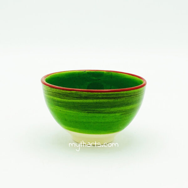 08cm footed bowl earth1 Myth Arts 08cm Footed Bowl Earth - Image 1