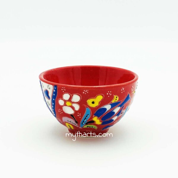 10210508-1 Myth Arts 08cm Footed Bowl Relief - Image 1
