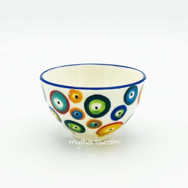 Myth Arts 08cm Footed Bowl Multi Eye - Image 1