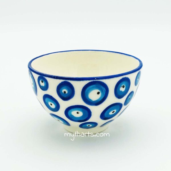 10213410-1 Myth Arts 10cm Footed Bowl Multi Eye - Image 1