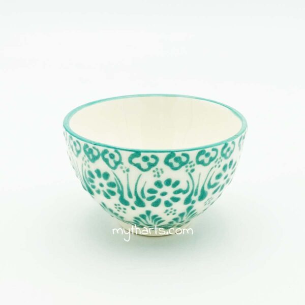 10213808-1 Myth Arts 08cm Footed Bowl White Pastel - Image 1