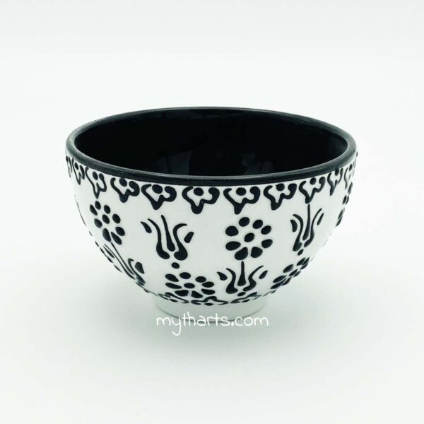 10213810-1 Myth Arts 10cm Footed Bowl White Pastel - Image 1