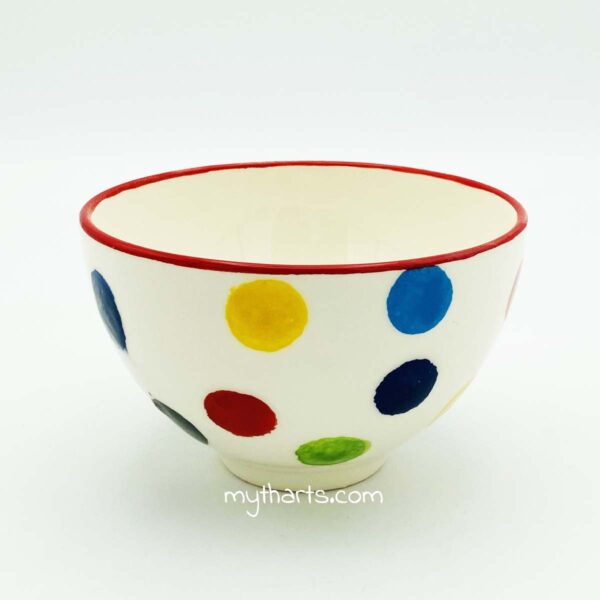 Myth Arts 13cm Footed Bowl Dots - Image 1