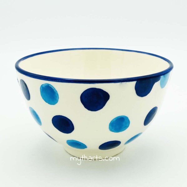 Myth Arts 15cm Footed Bowl Dots - Image 1