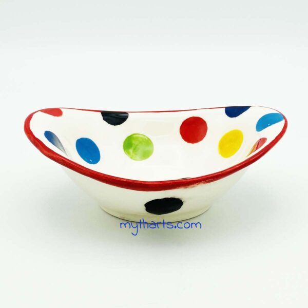 10314316-1 Myth Arts 16cm Gondola Bowl Dots - Image 1