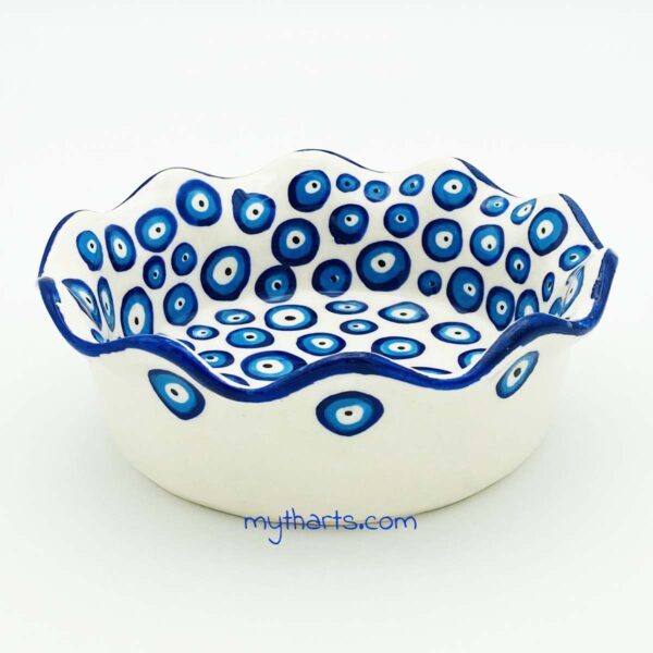 10413415-1 Myth Arts 15cm Tart Bowl Multi Eye - Image 1