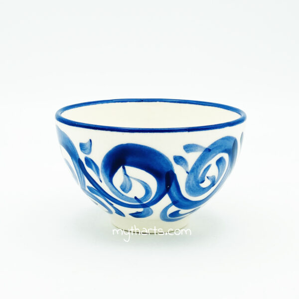 10cm footed bowl pera1 Myth Arts 10cm Footed Bowl Pera - Image 1