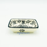 Myth Arts 11cm Rectangular Plate White Pastel - Image 2