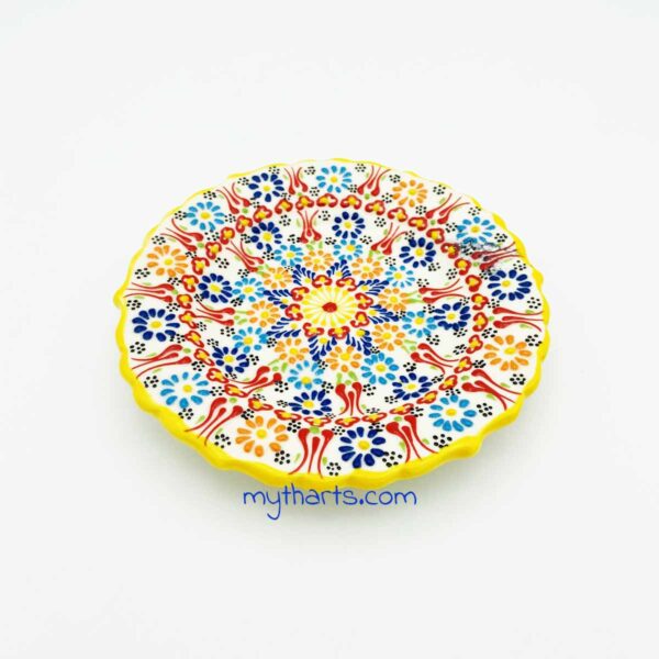 17610218-1 Myth Arts 18cm Ruffle Plate Aegean - Image 1