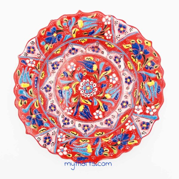 17610525-2 Myth Arts 25 cm Ruffle Plate Relief - Image 2
