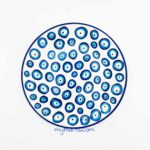 Myth Arts 21cm Serving Plate Multi Eye - Image 2