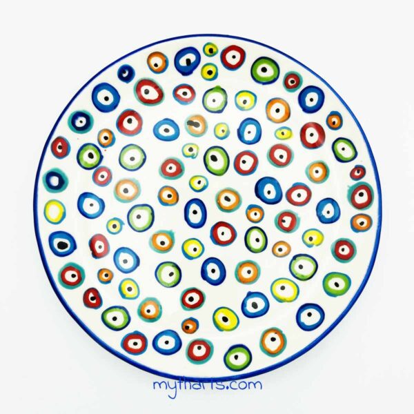 17713427-2 Myth Arts 27cm Serving Plate Multi Eye - Image 2