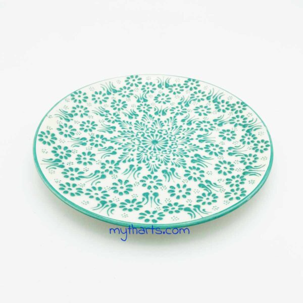 17713821-1 Myth Arts 21cm Serving Plate White Pastel - Image 1