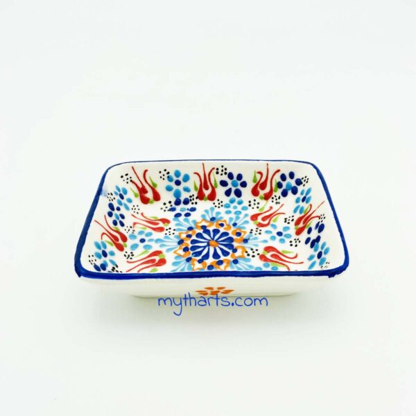 Myth Arts 13cm Rectangular Plate Aegean - Image 1