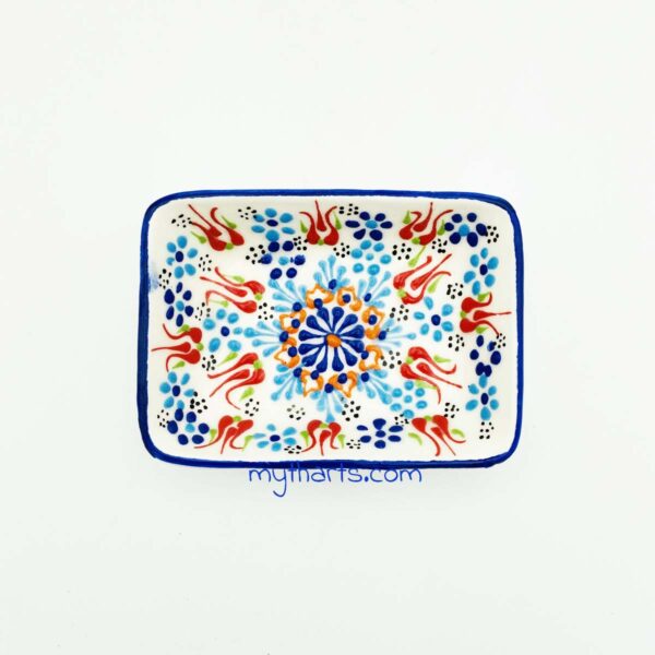Myth Arts 13cm Rectangular Plate Aegean - Image 2