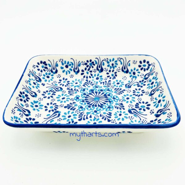 Myth Arts 19cm Rectangular Plate Aegean - Image 1