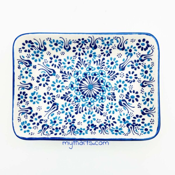 Myth Arts 19cm Rectangular Plate Aegean - Image 2