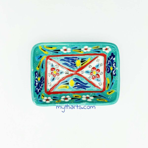17810513-2 Myth Arts 13cm Rectangular Plate Relief - Image 2