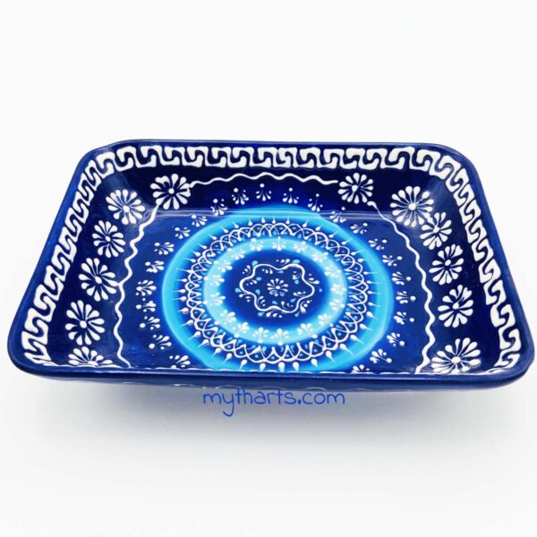 17811219-1 Myth Arts 19cm Rectangular Plate Mediterranean - Image 1