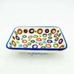 Myth Arts 16cm Rectangular Plate Multi Eye