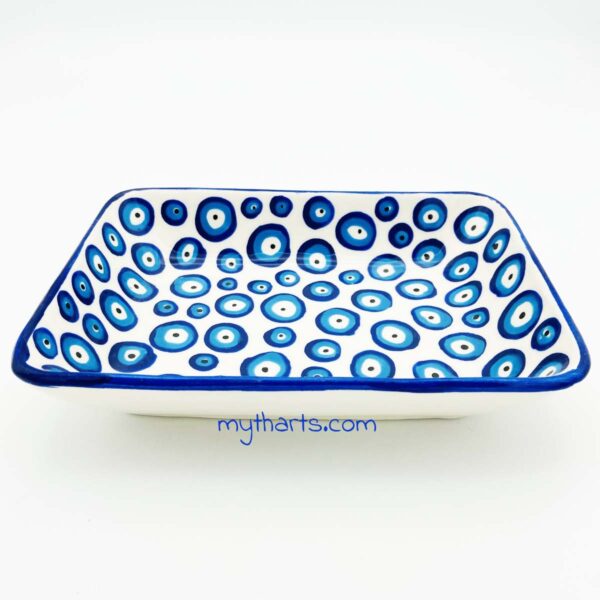 Myth Arts 19cm Rectangular Plate Multi Eye - Image 1