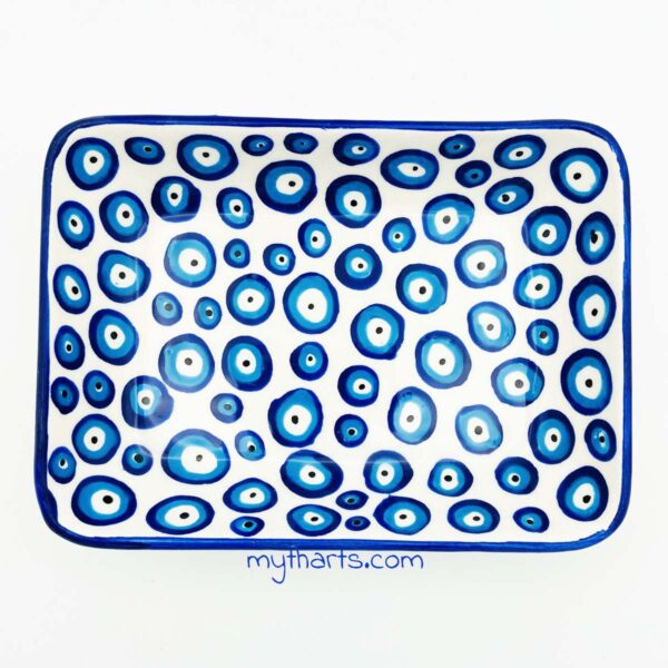 Myth Arts 19cm Rectangular Plate Multi Eye - Image 2