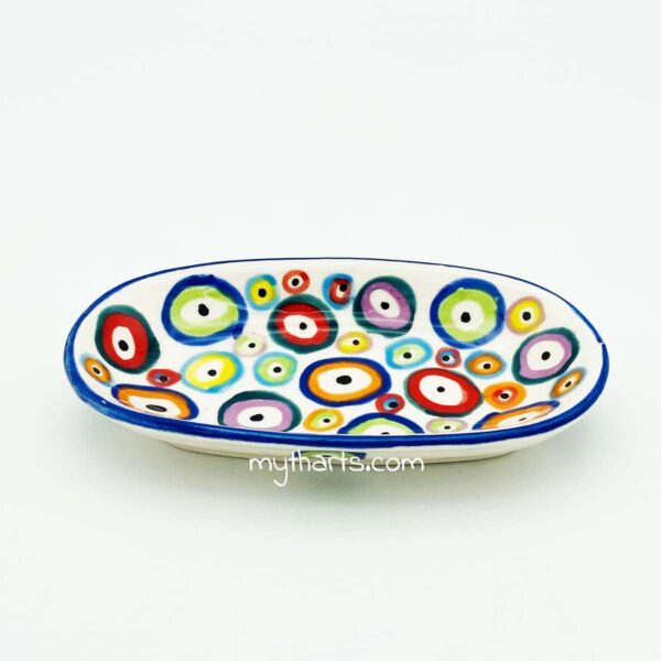 17913415-1 Myth Arts 15cm Sandal Plate Multi Eye - Image 1