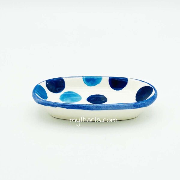 17914312-1 Myth Arts 12cm Sandal Plate Dots - Image 1