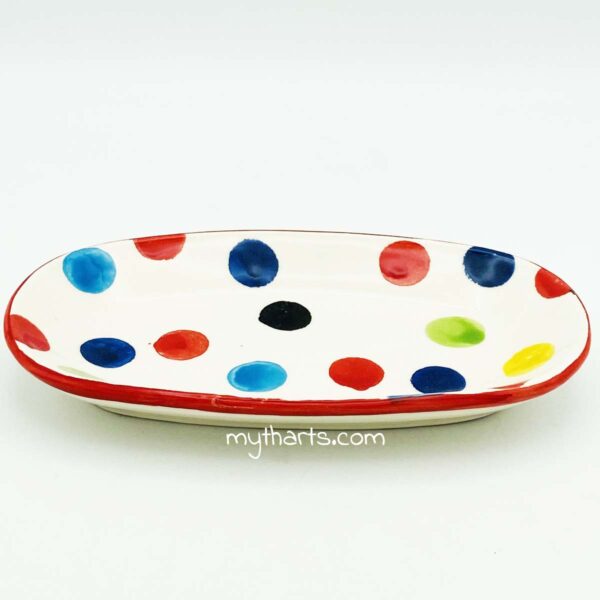 17914321-1 Myth Arts 21cm Sandal Plate Dots - Image 1