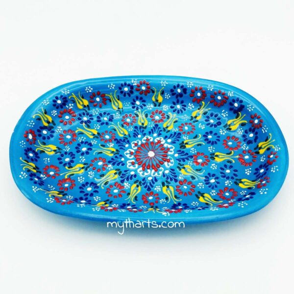 18510126-1 Myth Arts 26cm Oval Plate Dantel - Image 1