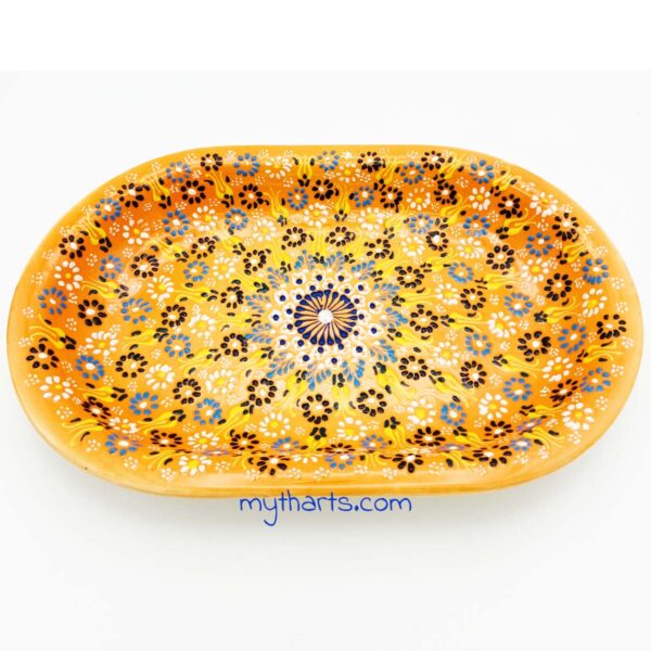 18510140-1 Myth Arts 40cm Oval Plate Dantel - Image 1