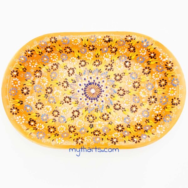 18510140-2 Myth Arts 40cm Oval Plate Dantel - Image 2