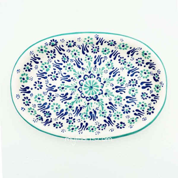 Myth Arts 26cm Oval Plate Aegean - Image 2