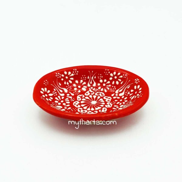 18510311-1 Myth Arts 11cm Oval Plate Pastel - Image 1