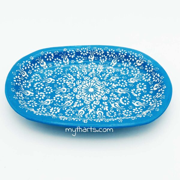 18510326-1 Myth Arts 26cm Oval Plate Pastel - Image 1