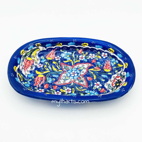 18510526-1 Myth Arts 26cm Oval Plate Relief - Image 1