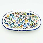 Myth Arts 26cm Oval Plate Multi Eye