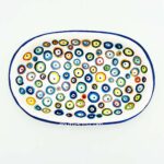 Myth Arts 26cm Oval Plate Multi Eye - Image 2