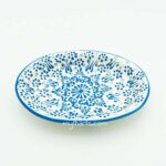 Myth Arts 20cm Oval Plate White Pastel