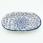 Myth Arts 26cm Oval Plate White Pastel