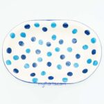 Myth Arts 40cm Oval Plate Dots - Image 2