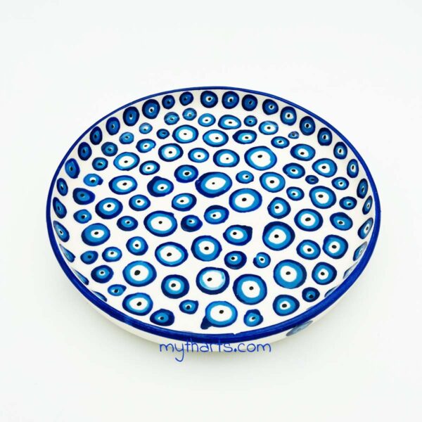 18713420-1 Myth Arts 21cm Camper Plate Multi Eye - Image 1