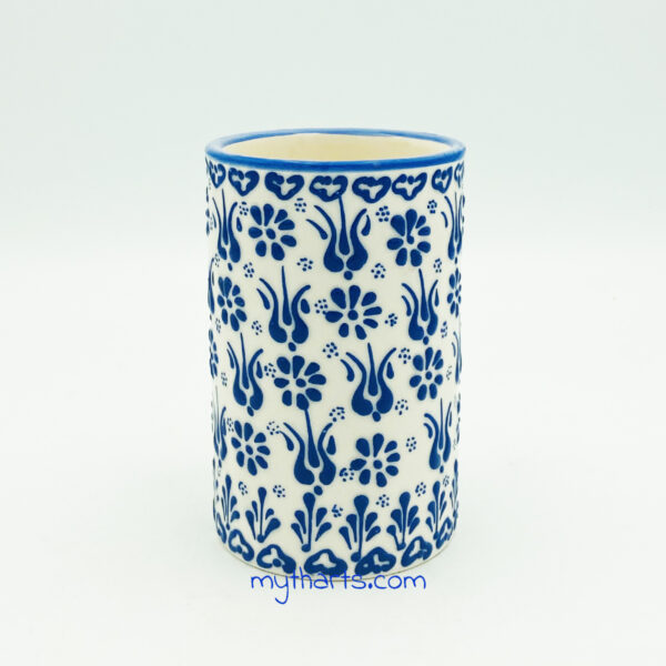 1slim candle terspastel Thin Candle White Pastel - Image 1