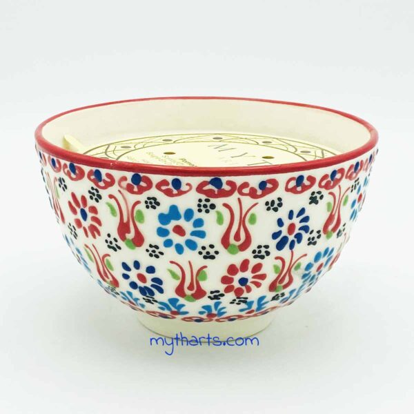 20210215-1 Myth Arts 15 cm Footed Candle Aegean - Image 1