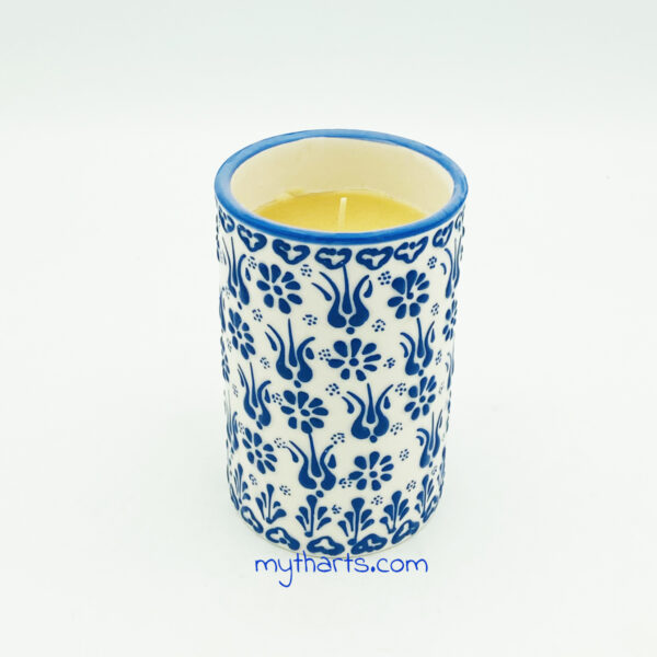 2slim candle terspastel Thin Candle White Pastel - Image 2