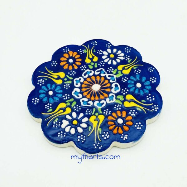Myth Arts 10cm Floral Coasters Dantel - Image 2