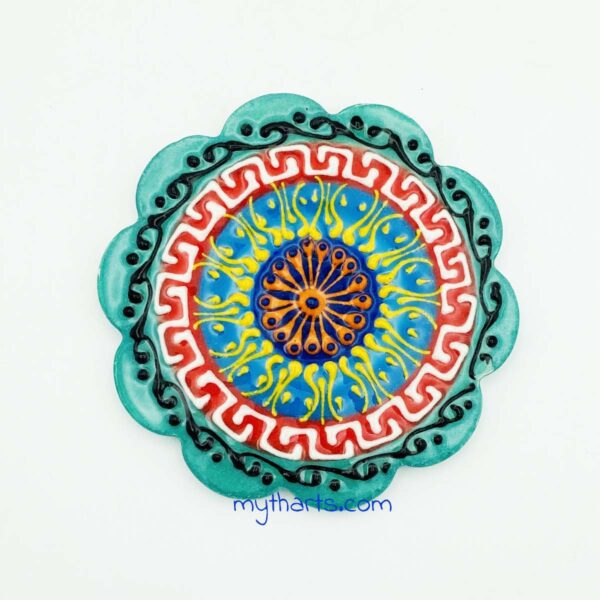 Myth Arts 10cm Floral Coasters Dantel Special - Image 1