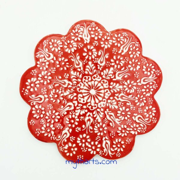 50210318-1 Myth Arts 18cm Floral Trivet Pastel - Image 1