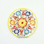 Myth Arts 10cm Round Coasters Aegean