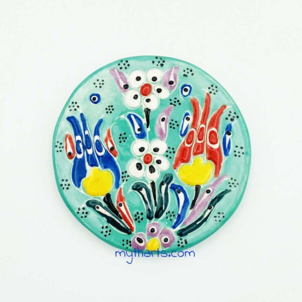 51810510-1 Myth Arts 10cm Round Coasters Relief - Image 1